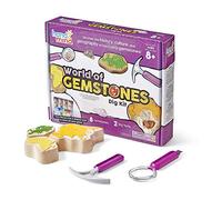Learning Resources World of Gemstones Dig Kit for Kids 8-12, Kids Science Kit with Real Gemstones & Fact-Filled Guide. For The Young Archaeologist and Palaeontologists. Ideal Gift for Ages 8-12