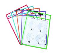 LEARNING RESOURCES WRITE & WIPE POCKETS (Set of 6)