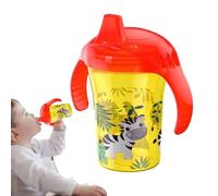 Learning Sippy Cups for Toddler,Bottle Transition Cup for Milk with 2 Handles,with Spill- Lid, Toddler Cups, Feeding Supplies for 6+ Months Boys Girls