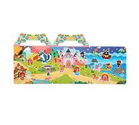 Learning - Static Decal Volume for | Silicon Material with Vibrant Backgrounds & Easy Peel for Aeroplanes, Restaurants, Nurseries and Daycare Centres