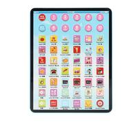 Learning Tablet for Kids - Educational Tablet Toy, Touchscreen Electronic Learning System for Ages 2-5, Early Development Preschool Toy for Boys Girls Home Travel Use