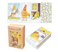 Learning Tarot Cards Deck - Paper 10.5X6Cm 150G | Bird Themed Interactive Divination Oracle Set | Spiritual Fortune Telling Guidance Game, Indoor, Outdoor, Travel, Home, Hotel