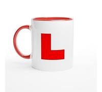 Learning to Drive Mug, Language Learning Cup, New Driver Gift, Passed Driving Test Present, Learner Driver 11oz Ceramic Mug