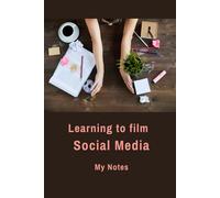 Learning to Film Social Media. My Notes.: I can do this. Composition style. College ruled lined blank notebook, journal.