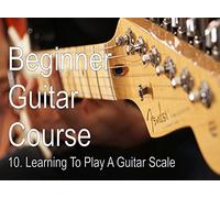 Learning To Play A Guitar Scale