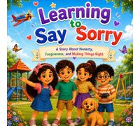 Learning to Say Sorry: A Heartwarming Story About Honesty, Forgiveness, and Making Things Right | Good Manners Picture Book for Kids Ages 3-8 (Little Manners, Big Hearts)