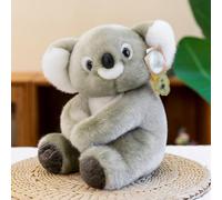 Learning Toy Emotional On Demand Soft Koala Mimics The Matural Movements Like A Real Koala Stuffed Animal Toy Cozy Comfort (Grey, 18cm)