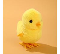Learning Toy Plushy Wind Up Flip Puppy Chicken Bird Robot Dog That Dogs Plastic， spring Powered， Birthday Boys And Toy (Yellow3, 9. 5cmX8. 5cmX6. 5cm)