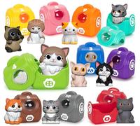 Learning Toys for 1 2 3 Year Old Boys Girls, 20 Pcs Cat Toys for Toddlers 1-3, Kitten Finger Puppet Games, Counting Matching Sorting Motor Educational Playset, Gifts for Baby Toddlers Age 12-18 Months
