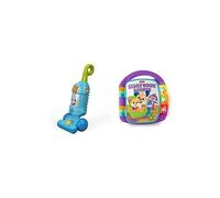 Learning Vacuum, Baby and Toddler Push Toy, Multicolour & Laugh & Learn Storybook Rhymes Book - UK English Edition, musical infant toy