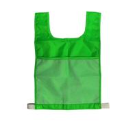 Learning Vest with Mesh Pockets - Educational Sports Vest for Phonics, Spelling & Outdoor Games, Breathable Oxford Cloth(Green)