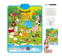 Learning Wall Chart - Electronic Speech Talking Poster | Interactive Teaching Aid | Preschool Educational Language Learning Display For Boys Girls Classroom Home Wall Study Use Kids Rooms Areas Fun