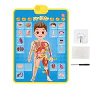 Learning Wall Chart - Electronic Speech Talking Poster | Interactive Teaching Aid | Preschool Educational Language Learning Display For Boys Girls Classroom Home Wall Study Use Kids Rooms Areas Fun