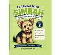Learning With Simbah: My First Sight words Workbook - Book 2: Tracing Practice, Early Reading Skills, and Sight Words Ages 3-6