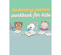 Learning without tears handwriting: handwriting practice with animal drawing book for kids ages 2-7, large pages, high quality, for kids 4th grade (grammar activity book)