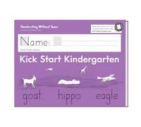 Learning Without Tears - Kick Start Kindergarten Student Workbook, Current Edition - Handwriting Without Tears Series - Pre-K Writing Book - Capital and Lowercase Letters - for School or Home Use