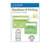Learning Without Tears - Readiness & Writing Pre-K Teacher's Guide, Current Edition - Get Set for School Series - Pre-K Writing Book - Pre-Writing Skills - for School or Home Use