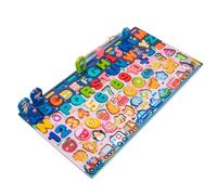 Learning Wooden Puzzle Set - Alphabet and Number Peg Matching Game, Interactive Shape Recognition Toy for Kids, Early Childhood Education, Active Learning Inspired, For Boys and Girls Playtime