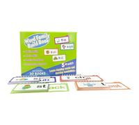 Learning Word Game - Word Family Building Book with Phonics , Vocabulary Learning Activity | Ideal Reader for Kindergarten, Preschool, Classroom, Travel, Homeschool Kids Students