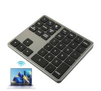 LearnLyrics 1/2 Small Wireless Keyboard - Compact Number Keypad, Handheld Keyboard Keypad | Wireless Number Pad, Efficient Typing Silent Keyboard, Portable Numeric Keypad for Personal