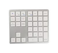 LearnLyrics 1/2 Wireless Number Keyboard - Handheld Number Keypad, Wireless Keyboard | Silent Typing Keypad, Personal Pc Keypad, Usb Numeric Keypad, Number Pad Numeric Keypad for Laptop, Pc