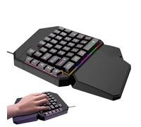 LearnLyrics 1 Hand Keyboard, Ergonomic Keyboard, Programmable Mobile Phone, 1 Hand Keyboard, Professional Keyboard, Left-Handed, Ergonomic, Plugplay for Mobile Phones