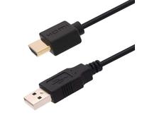 LearnLyrics 2 USB Monitor Cable - Monitor Connection Cable, USB Cable Converter | TV Adapter for Extra Computer, Male Charger Cables, Charger Cable, 2 Pieces, 12,5/7,5/1cm, Refer to description