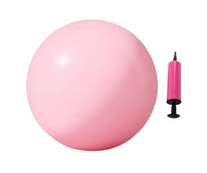 LearnLyrics 25cm Mini Pilates Ball - Anti-Burst Stability Training Tool, CORE.BALANCE Ball, Yoga Shaping Accessory Home Gym, Soft Fitness Balls For Exercises | Gift For Girlfriend For Yoga Workout