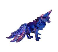LearnLyrics 3D Printed Fox Toy - ABS Action Model Decoration, Movable Animal Sculpture Engaging Sensory Play Piece Charming Appearance | Imaginative Recreational Keepsake for Home Office Showcase