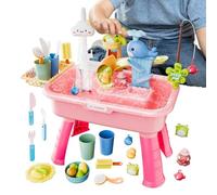 LearnLyrics Activity Sensory Playset - Interactive Toy Sink with Pump, Hand-Eye Coordination Trainer, Creative Role, Portable Outdoor Gear | Boys Girls Summer Water Games Backyard Entertain