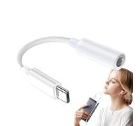 LearnLyrics Audio Adapter Type C - USB C Earphone Jack - 3.5mm Female to Male Cable | Sound Interface for DJ Studio Tablet Laptop | Digital Audio Converter with Headphone Support for Car Stereo Input