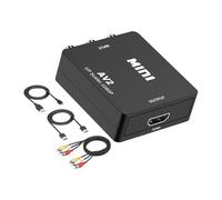 LearnLyrics AV Cable Adapter - Component Video Cable for High Definition, Cable Converter for TV | Video & Audio Adapter for Projector Systems, AV Adapter for Co