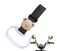 LearnLyrics Baby Stroller Hook,Cartoon Bear Portable Stroller Special Aluminum Hook | Large Stroller Accessories Organizer Hook for Wheelchairs, Pet Carts
