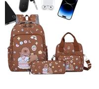LearnLyrics Bag - Comfortable Carry Design Travel Bookbag Set