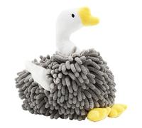 LearnLyrics Bath Towel - Plush Chenille Hand Drying Mitt, 140g Quick-Dry Absorbent Fabric with Decorative, Soft Multi-Purpose Cleaning Cloth with Loop | Cute Farmhouse Towel for Bathroom Counter