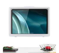 LearnLyrics Bathroom Waterproof Tablet Enclosure - Swivel Wall Tblet Mount, Anti-Fog Window | Lightweight -Friendly Tablt Holder with Water-Resistant Protection for Tub, Kitchen, and Shower
