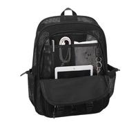 LearnLyrics Beach Backpack Breathable Portable Net Back Pack Large Capacity