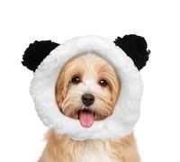 LearnLyrics Bear Hat for Cat, Bear Hat for Dog| Adjustable Warm Bear Hat for Cats - Pet Headwear, Cute Plush Pet Hat,