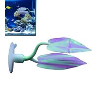 LearnLyrics Betta Fish Leaves, Betta Fish Leaves Pad - Soft Silicone Leaves Pad | Fish Spawning Areas, Breeding Rest Bed, Betta Leaves for Natural Habitat, Fish Rest Aquarium Plant Ornaments for