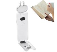 LearnLyrics Book Clip Light - Rechargeable USB Led Bookmark Lamp - Eye-Protection Small Bookmark Lamp with 3 Colors Dimmable, 80 Hrs Runtime, Reading Light for Book Lovers, Kids