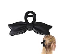 LearnLyrics Bow Hair Claw Clip | Anti-Slip Hair Jaw Clamp - Big Clips for Thin Long Hair, Hair Catch for Women Girls, Hair Accessories for Daily Use