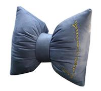 LearnLyrics Bow Tie Shape Car Headrest, Pp Cotton Comfortable Support Pillow, Solid Bow Tie Shaped Neck Cushion For Road Trip Essentiâls Driving Supplies For Cars, Trucks, Minivans, Suvs