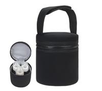 LearnLyrics Breast Milk Cooler Bag, Travel Breast Milk Cooler Bag - Insulated Bottle Bag | Breast Milk Cooler with Detachable Strap, Bags for, Black, Fare riferimento alla descrizione, Please refer to