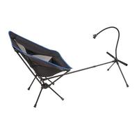 LearnLyrics Camping Chair Leg Rest,Adjustable Length Foldable Foot Rest - Portable Reclining Camping Chairs Phone Holder Design For Outdoor Gardening Fishing