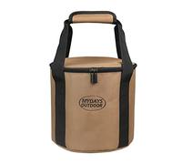 LearnLyrics Camping Equipment Bag, Cookware Organiser, Travel Bag, Portable Cookware Organiser with Zip, Multifunctional Organiser Case