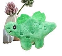 LearnLyrics Cartoon Dinosaurs Plush Toy - Whimsical Shoulder Sitter Ornament, Lightweight Magnetic Attachment, Soft Fabric Mini Figure | Unique Room Theme Gift for Boyfriend Girlfriend Family Friends