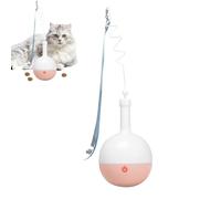 LearnLyrics Cat Food Toy, Electrical Feeding Ball Toys for Kittens, Interactive Cat Ball for Indoor Intelligence Kitten Teaser Slow Food Treat Dispenser Entertainment Supplies