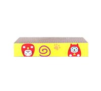 LearnLyrics Cat Scratch Pad Cardboard | Corrugate Scratching Board Pad,Wear-Resistant Cardboard Cat Scratcher Bed Playground for Small Kitten Paw Scratching