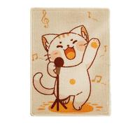 LearnLyrics Cat Scratchers For Indoor Cats - Cat Floor Scratching Pad Rug With Cat Pattern,Sticky Cat Scratch Mat, High-Density, Spacious, For Sofas And Furniture
