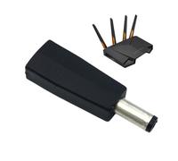 LearnLyrics Charging Plug Adapter - DC Connector Cable, Type C Tool | Male To Female USB Converter Adapter with 5V Output for Laptop Routers Printers and Tablet Charging for Home Use